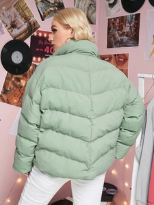 Chaqueta acolchada de mujer de moda de nuevo diseño, ropa informal cálida de invierno, chaqueta acolchada impermeable para mujer - Product Image 2