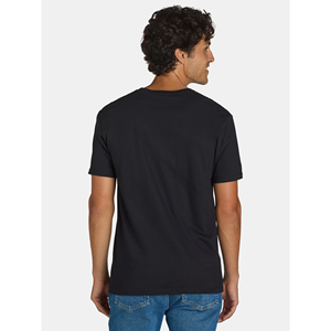 OEM Design de logo personnalisé T-shirt 100% coton noir pour hommes, col rond, manches courtes, t-shirt imprimé surdimensionné du Bangladesh - Product Image 2