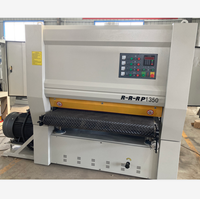 Machine de ponçage, de meulage et de polissage à bande large automatique pour surfaces en bois MDF, à vendre, ponceuse à bande large robuste