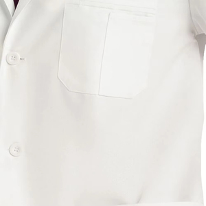 Blouse de laboratoire unisexe à manches longues et longueur genou avec poches pour hôpital, laboratoire, clinique, technicien, infirmière - Product Image 3