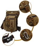 Sac de cuisse de Camouflage pour hommes, pochette de ceinture pour moto, équitation, hanche, Fanny Pack, sac de cuisse de chasse pour unisexe