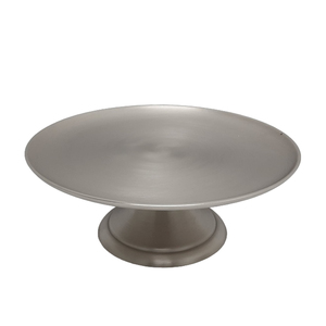 แท่นวางเค้กโลหะทรงกลมชั้นเดียวเงินนิกเกิลสำเร็จรูปขนาดกำหนดเองสำหรับตกแต่งบ้านงานแต่งงานและงานวันเกิด - Product Image 3