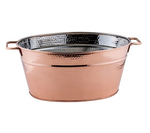 Vajilla de cobre martillado, bañera de cerveza, diseño Simple, vajilla de cobre de gran tamaño, vendedor superior, bañera de botella perfecta para eventos y fiestas - Product Image 4