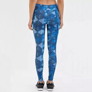 Pantalon de fitness sur mesure pour femmes, taille haute, taille haute, coupe ajustée, ponçage, course à pied, sport - Product Image 4