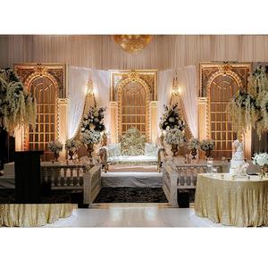 Marcos de ventana de boda de fusión para decoración de escenario, estilo de ventana de gran boda, configuración de escenario, decoración de escenario abierto de boda magnífica - Product Image 1