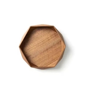 Plateaux de service en bois polyvalents avec une texture en bois élégante et une finition lisse pour divers besoins de service domestique - Product Image 5