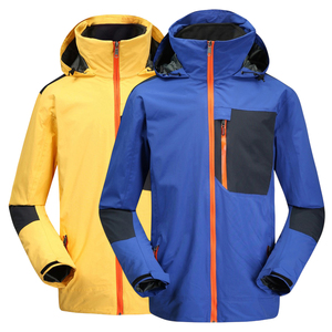 Chaqueta de esquí impermeable para exteriores con forro polar extraíble para hombres o senderismo unisex a prueba de viento abrigo de invierno - Product Image 1