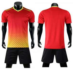 Custom logo football team kit breathable polyester sublimated training soccer jersey set <b>kids</b> - Product Image 3