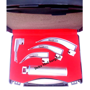 Laryngoscope LED Posh Max Ent de haute qualité dans un étui en cuir Source d'alimentation manuelle pour la base d'instruments chirurgicaux - Product Image 5