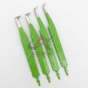 แหนบต่อขนตาทำจากสเตนเลสสตีล90องศาปรับแต่งได้อุปกรณ์แยกปลายออกได้อย่างยั่งยืน - Product Image 4