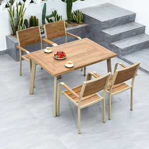 Ensemble de meubles d'extérieur en gros - Nouveau style de meubles d'extérieur en métal, ensembles de table et de chaises de jardin pour restaurant - Product Image 3