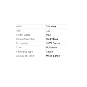 Tissu organique en coton teint doux pour chemises Texture lisse Papier Coton Style uni pour chemises confortables Robes Technique tissée - Product Image 5