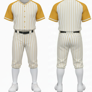 High Demand <b>Baseball</b> Uniform <b>Set</b> Unisex Solid V-neck <b>Baseball</b> Jersey Pants Breathable Quick Dry Polyester Team Sportswear - Product Image 1