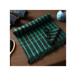 Paño de Cocina Extra Grande de Jacquard Azul con Pequeños Diseños Florales, 18x30 Pulgadas, 520GSM, 100% Algodón, Bordado con Icono de Golf, Alta Absorbencia, Hecho en India - Product Image 5