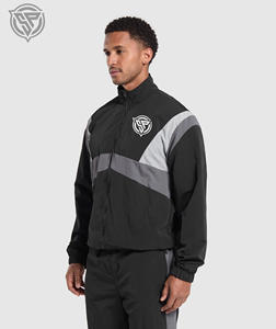 Nuevo estilo impermeable cortavientos ligero poliéster nailon ajuste cortavientos hombres chándal 2025 último estilo - Product Image 6