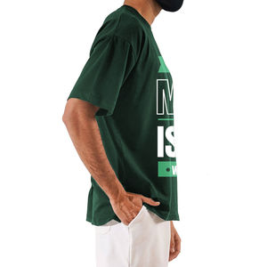 T-shirts pour hommes sérigraphiés, personnalisez votre propre design, écologiques, respirants, polyester/coton, col rond, manches courtes, coupe classique - Product Image 3