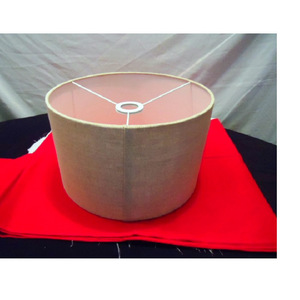 Petit quantité minimale de commande prix d'usine CE UL certifié tissu naturel lampe raccord abat-jour couverture pour chambre chevet applique décor - Product Image 1