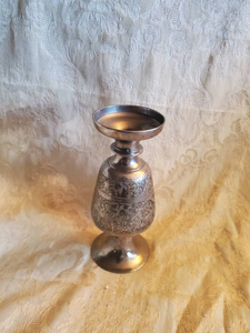 Vases à fleurs en aluminium argenté au design unique, décoration d'intérieur, idéal pour les fournitures commerciales, commandes en gros, vases décoratifs à la vente - Product Image 2