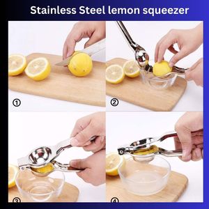 ที่คั้นน้ำมะนาวส้มส้มเครื่องครัวสแตนเลสด้วยมือเครื่องมือกดผักและผลไม้ - Product Image 2