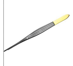 Pinzas de disección de acero inoxidable de grado médico McIndoe con insertos de carburo de tungsteno base quirúrgica Manual - Product Image 2