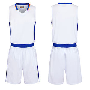 Uniforme de basket-ball streetwear tendance, maillot de basket-ball personnalisé vierge, 100% polyester respirant, sans manches, vêtements de sport unisexe - Product Image 1