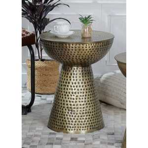 Mesa de muebles de Metal de color dorado de lujo, diseño moderno y elegante para el hogar, Hotel, sala de estar, mesa elegante con forma decorativa - Product Image 6