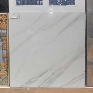 กระเบื้องปูพื้นพอร์ซเลนมันวาวสูงขนาด600x600มม. สไตล์โมเดิร์นเคลือบเงาแบบอินเดียไม่ลื่นใช้ภายในห้องน้ำ - Product Image 5