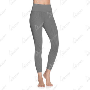 Leggings de Yoga con Cintura Elástica que Absorbe la Humedad, Ropa Deportiva de Cintura Alta para Mujer, Leggings de Gimnasio a Prueba de Sentadillas, Fábrica con Certificación SEDEX - Product Image 2