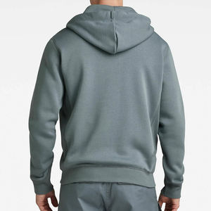 Nouveau design de sweat à capuche zippé personnalisé veste à épaules tombantes coupe ample en coton style surdimensionné - Product Image 5