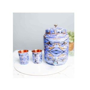 Refroidisseur d'eau en cuivre pour cuisine cuivre Design moderne boîte de stockage d'eau fontaine à eau tambour de stockage - Product Image 2