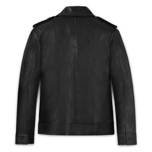 El producto más exigente Chaquetas de cuero personalizadas de alta calidad Mejor precio Chaqueta de cuero de piel de vaca de alta calidad para hombres - Product Image 2