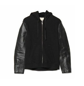 Sweats à capuche à manches longues en cuir PU pour hommes unisexes avec design respirant Vêtements de mode d'hiver avec impression numérique - Product Image 3