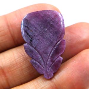 Rubis rouge naturel sculpté en cabochon, pierre précieuse, rubis sculpté à la main, pierre lisse, fournisseur en gros pour bijoux - Product Image 3