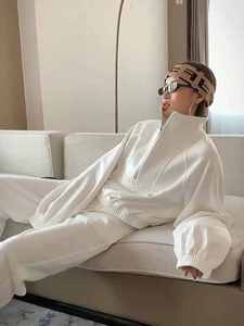 KY ACID WASH Distress Broderie Patch Slim Fit Survêtement Flare Sweat Suit Femmes Deux Extracteurs Vente En Gros-Sweat-Suits - Product Image 4