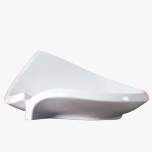 Lujosos nuevo diseño de flores lavabo de mesa de baño de cerámica, lavabo de cuarzo rosa decoración de baño fregadero de encimera - Product Image 1