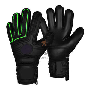 Gants de gardien de but de football professionnel avec logo personnalisé Gants de gardien de but de football en latex de caoutchouc haute performance et à prise confortable - Product Image 1