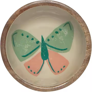 Cuencos de madera hechos a mano, esmalte decorativo, diseño impreso, perfecto para servir ensaladas frescas, postres y más vajilla disponible ahora - Product Image 5