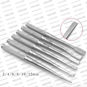 Osteótomos Ortopédicos de 4mm y 10mm, Instrumentos Quirúrgicos Veterinarios Manuales de Acero Inoxidable Alemán - Product Image 1