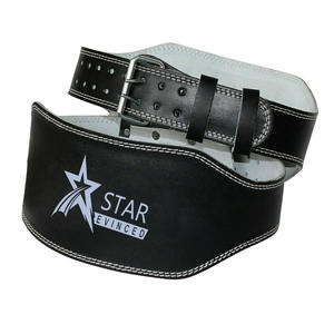 2025 vente chaude bonne qualité en cuir PU ceintures d'haltérophilie nouveau Design Durable Gym Fitness entraînement ceintures d'haltérophilie pour hommes - Product Image 2