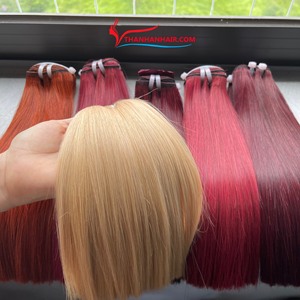 Prix de gros Paquet de cheveux brillants texture de couleur chaude droite fournisseur fiable meilleurs extensions de cheveux bruts vietnamiens lisses - Product Image 4