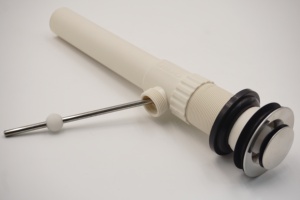 Conjunto de residuos de desagüe de lavabo ecológico cromado PP tipo varilla | Colador de baño | 1 año de garantía | Logotipo personalizado - Product Image 5