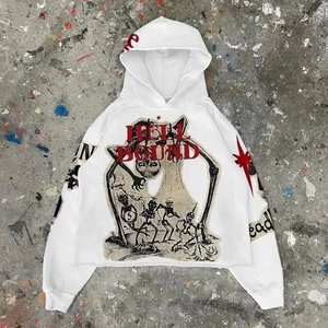 Custom Cotton Hoodie Vendors High Quality Regular Fit Polyester 180gsm Fleece Winter Digital Eco-Friendly Sports <b>Men</b> Vintage - Product Image 2