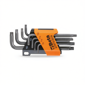 Set of 8 Tamper Resistant <b>Torx</b> Screws (Item 97RTX) Offset Male Hex <b>Keys</b> with Support - Product Image 2