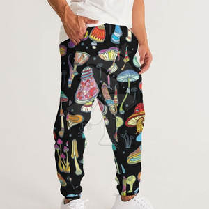 Venta en línea Hombres Sublimación Baggy Jogger Tela suave y cómoda Cintura con cordón y diseño elegante para ropa de calle - Product Image 2