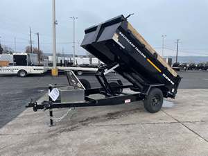 Oferta especial: Remolque basculante Southland Trailers EL510-5K negro con sistema de elevación hidráulico para carga utilitaria - Product Image 5