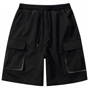 High Street Men's Summer Casual <b>Belted</b> Cargo <b>Shorts</b> 100% Cotton Printed Custom Design Plus Size Wholesale - Product Image 1