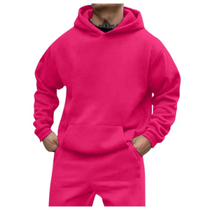 Haute qualité hommes femmes sweat à capuche décontracté couleur unie pull sweat personnalité de la rue pour l'hiver Logo personnalisé marque sweats à capuche - Product Image 5