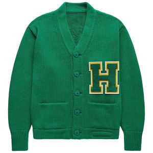 Cardigan d'hiver en tricot pour hommes, veste décontractée à col en V et style universitaire, vêtement d'extérieur, respirant, anti-boulochage - Product Image 1