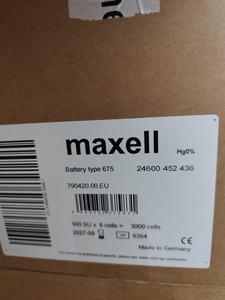 Maxell PR44 (675) 6BS Zinc Air Digital Hearing Aid <b>Battery</b> 16 Channels Eco-Friendly Noise Reduction Mild Moderate Hearing Loss - Product Image 3