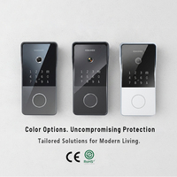Système d'interphone vidéo IP intelligent Hiwink Poe 2K avec reconnaissance faciale et palmaire, station de porte avec écran tactile 7 pouces pour villa
